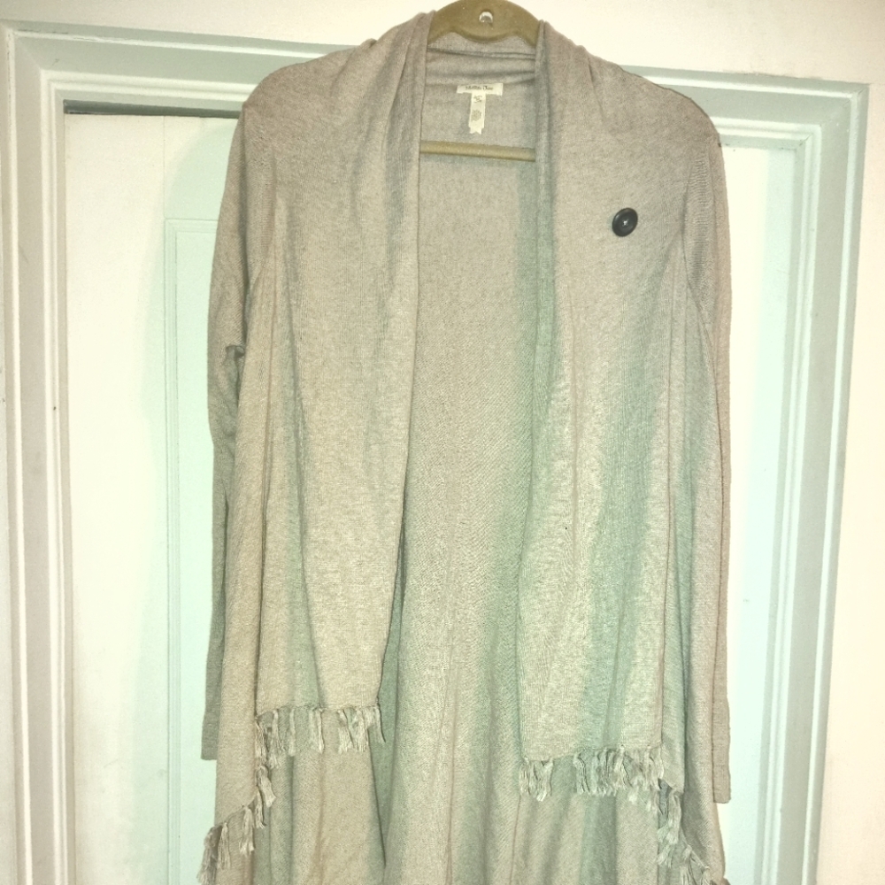 Matilda Jane poncho sweater size M beige